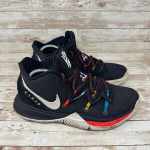 Nike Kyrie 5 Friends AO2918-006 Black Athleisure Basketball Shoes Men's Size 8.5